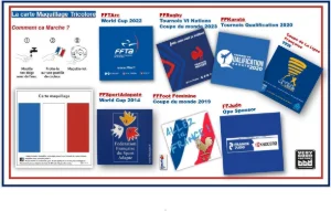 On Stock French Face Paint Card French flag color